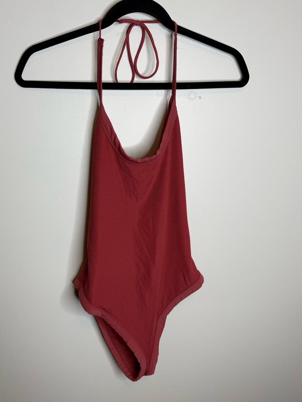 Tularosa Halter One-Piece Swimsuit - Burnt Red